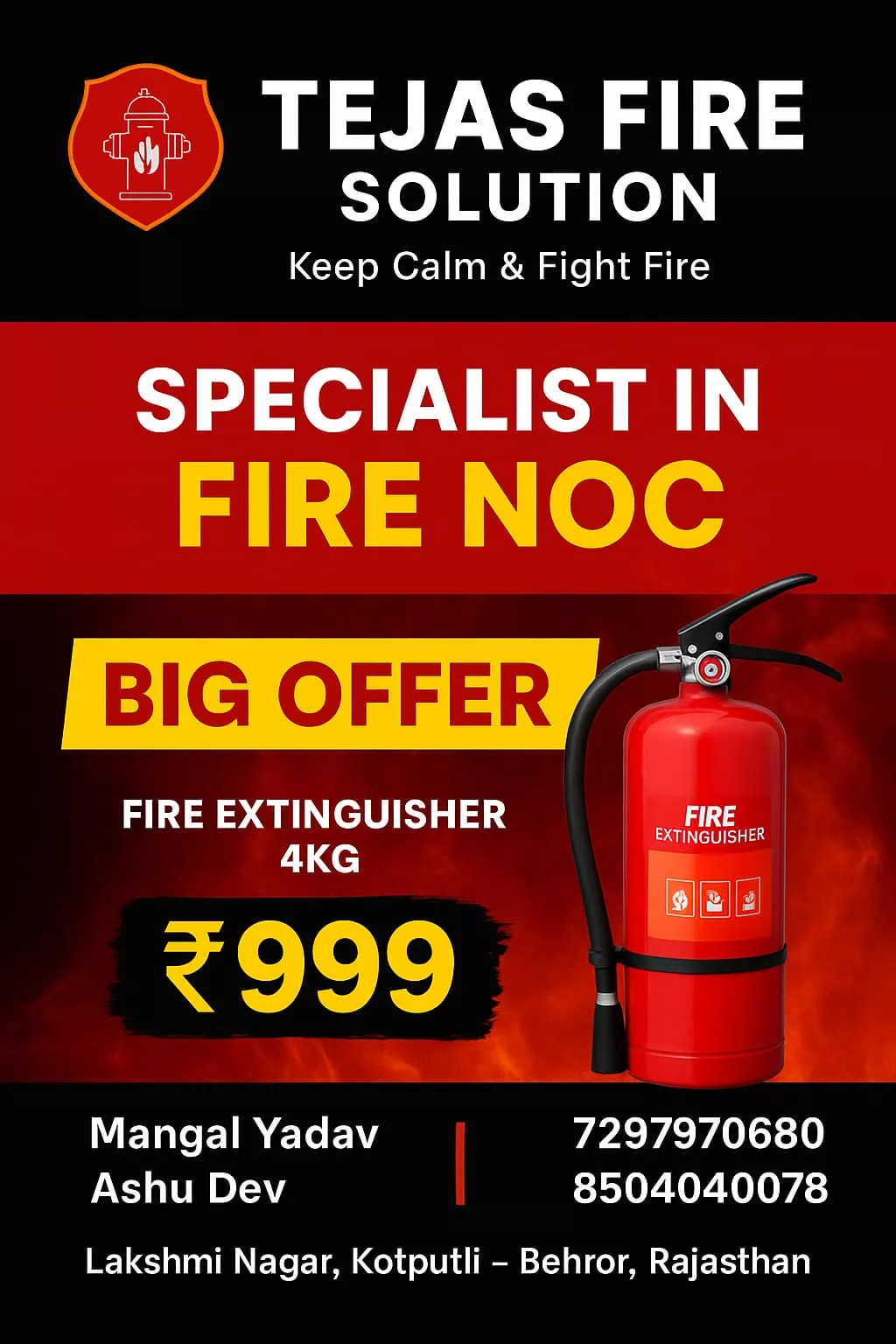 Hotel Fire Safety Installation - Fire Protection System Rajasthan
