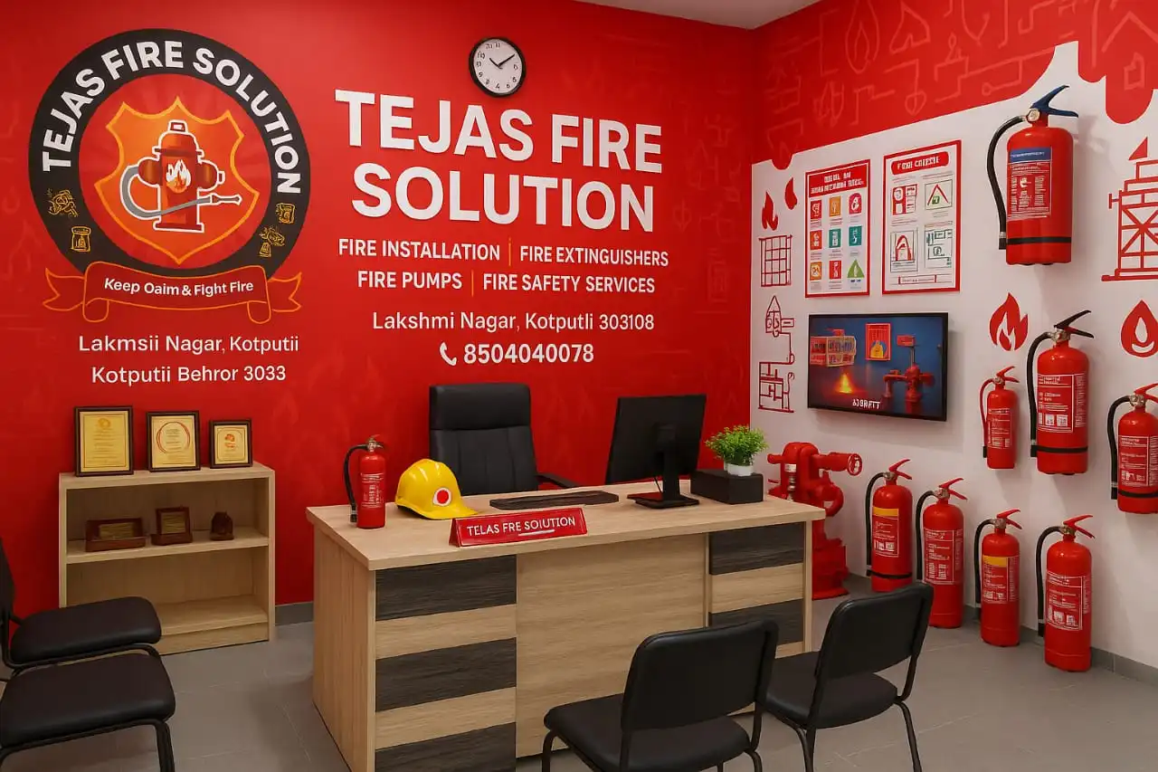 Tejas Fire Safety - Fire Safety Company About Us Kotputli Jaipur Rajasthan