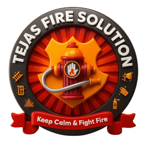 Tejas Fire Safety Logo - Fire Safety Company Footer